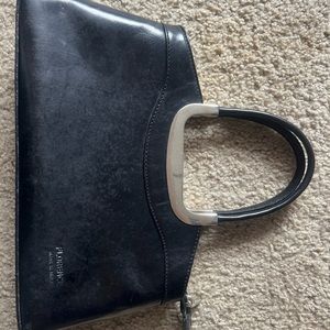 Florence Made in Italy Black Genuine Leather Handbag